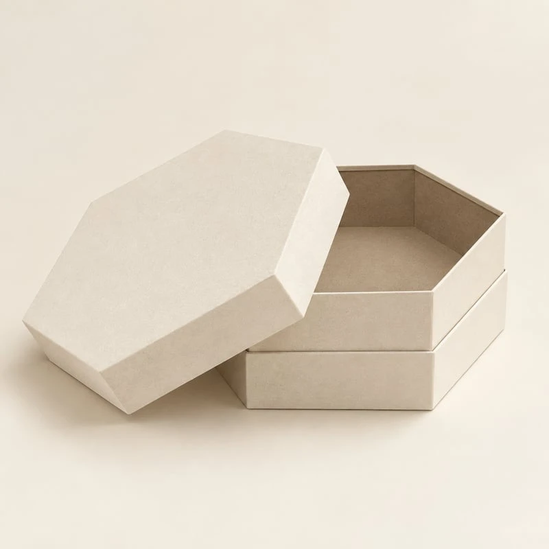Zeshoekige geschenkdoos