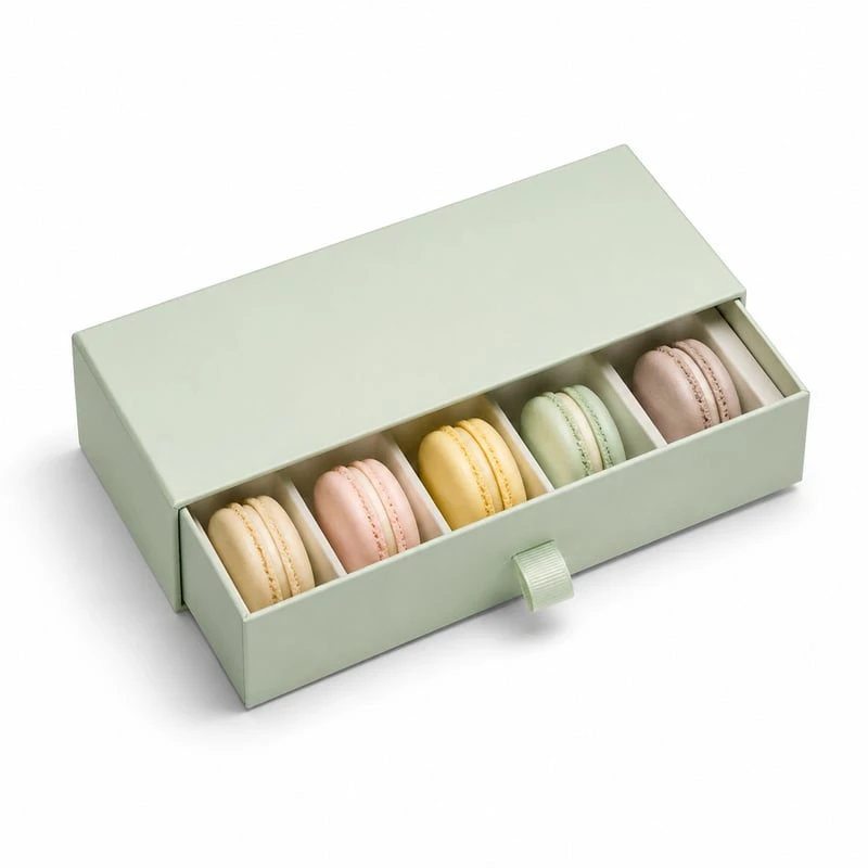 Ladebox voor macarons