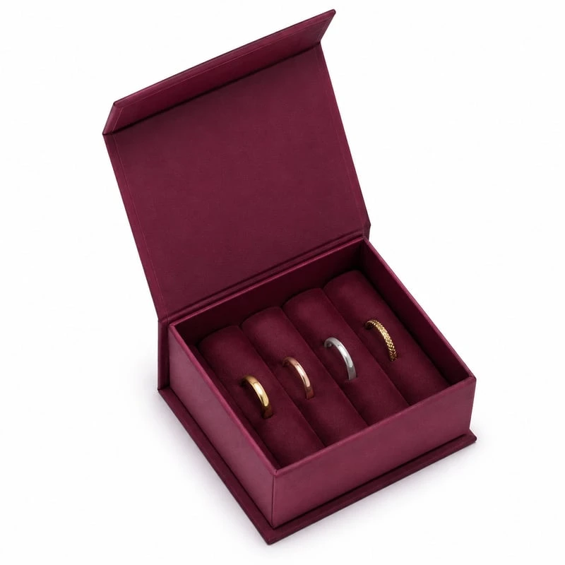 Magneetdoos voor ringcollectie