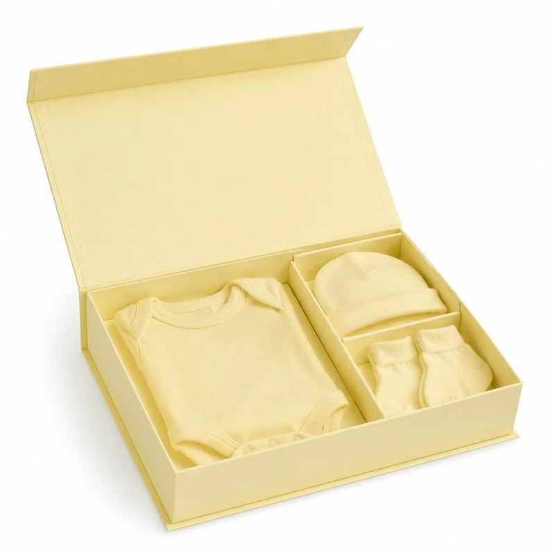 Harde doos voor babykleding